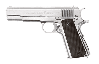 Backorder Cybergun WE Colt M1911A1 GBB Airsoft Pistol ( Silver )