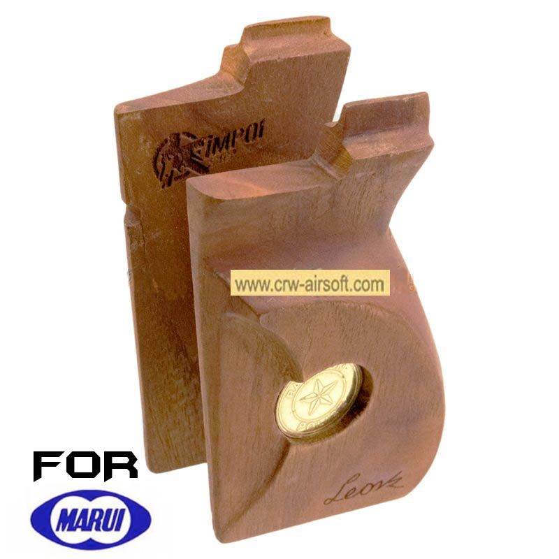 Backorder Kimpoi BioH Wood grip (Gold coin ver) for Marui DE