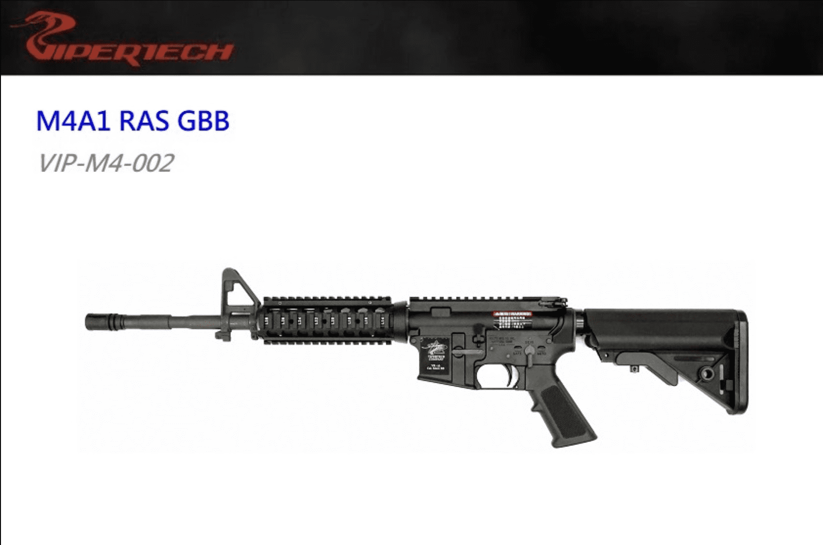 Backorder Viper tech 2023ver M4a1 RAS