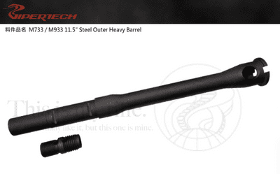 BACKORDER Viper tech M733 / M933 11.5 inch Steel Outer Heavy Barrel