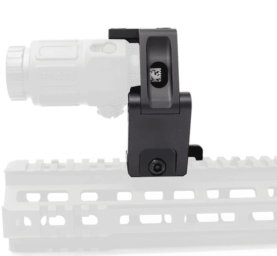 BJ Tac UT style Flip Mount for G33 Scope Magnifier (Black)