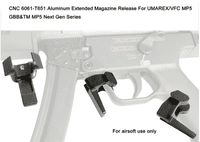 Bow Master Extended Magazine Release For UMAREX / VFC HK53 MP5 & G3 GBB Series & TM MP5A5 Next Gen A