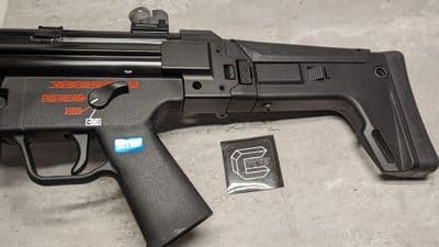 BOW MASTER X GMF ACR STYLE STOCK FOR VFC MP5 GBB / MARUI MP5 NEXT GEN AEG AIRSOFT