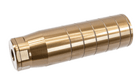 C&C Rex MG7 Style Dummy Silencer / Barrel Extension / Tracer Adapter For Airsoft ( 2 End Cap )