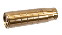C&C Rex MG7 Style Dummy Silencer / Barrel Extension / Tracer Adapter For Airsoft ( 2 End Cap )