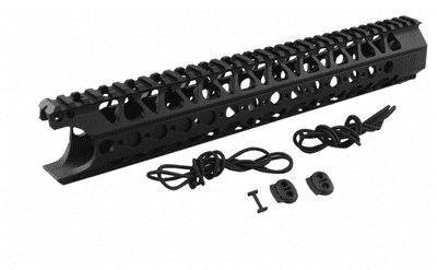 China 13.5 inch LVOA Handguard Rail System with outer barrel For Airsoft AEG M4 M16