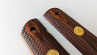 COLT USA walnut wood grips for M1911