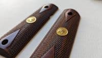 COLT USA walnut wood grips for M1911