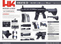 CYMA CGS Umarex HK416D GBB Airsoft Lightning Series ( HK.1501-LS )