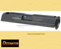 Detonator CNC Aluminum Slide Set for KSC/Umarex HK45 GBB (Black)