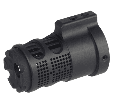 E&C Gamma Airsoft Flash Hider w/Diverter for 14mm- ( EC-MP244 )