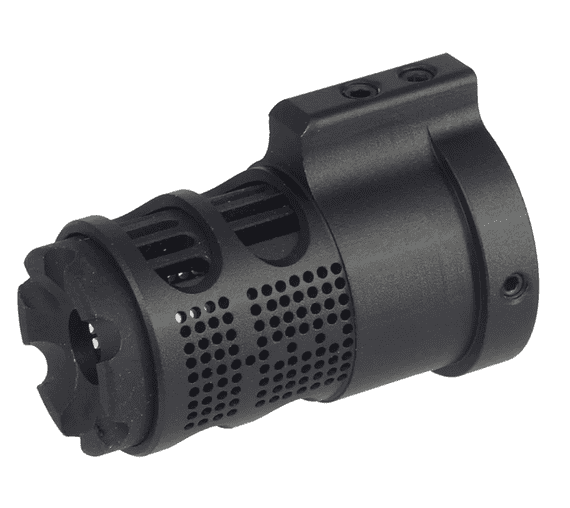 E&C Gamma Airsoft Flash Hider w/Diverter for 14mm- ( EC-MP244 )