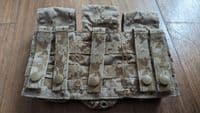 EAGLE INDUSTRIES SOFLCS TRIPLE M4 MAGAZINE POUCH MARITIME - AOR1