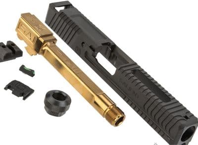 EMG SAI BLU Upgrade Steel Slide w/ Gold Barrel Kit for EMG BLU GBB Pistol ( BK ) Model 1