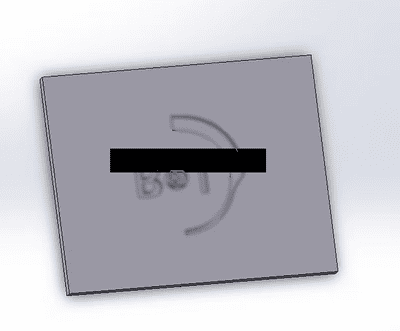 FCW B- Style Aluminium Logo Plate For SPC-9 And SCW-9 (2.9 cm x 3.6cm)