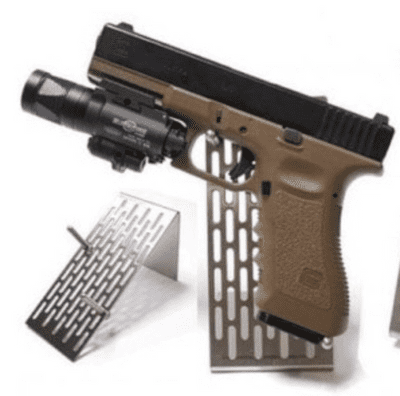 FMA Metal Pistol Stand (Polished)