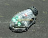G OP Snail Strobe helmet Light ( Green Flashlight ) OP153