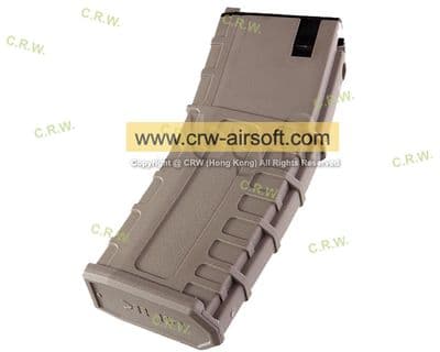 GHK 30rd Gas Magazine for G5 GBB Rifle (Tan)