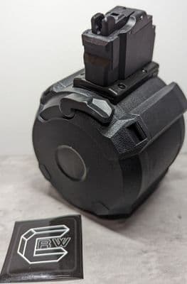 GK Tactical 400rds Drum Magazine for Tokyo Marui MWS AKM AKX GBBR