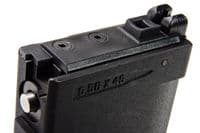 GK Tactical 400rds Drum Magazine for Tokyo Marui MWS M4 GBBR - Black