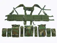 Guarder 1195G Modular Load Bearing Vest (Woodland)V-08C(WC)