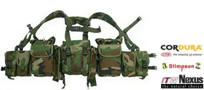Guarder 1195G Modular Load Bearing Vest (Woodland)V-08C(WC)