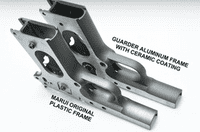 Guarder Aluminium Frame for Marui V10 (Ceramic / Silver Polishing)