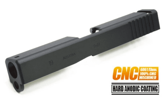 Guarder Aluminum CNC Slide for MARUI G19 (Black)