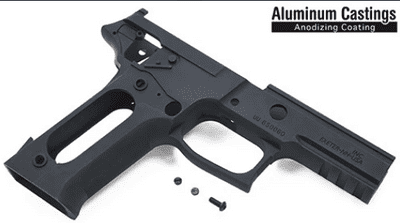 Guarder Aluminum Frame For MARUI P226 E2 (E2 Marking/Black)