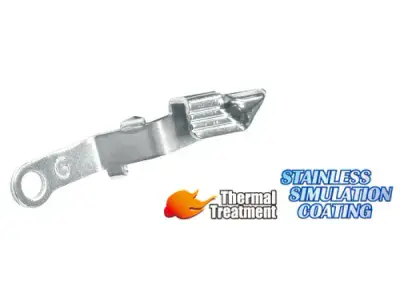 GUARDER #GLK-44(B)SV Extended Slide Stop - for Marui G-Series ( Stainless Silver)