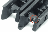 Guarder #GLK-102 Steel Rail Mount for TM MARUI G26/KJ G27 SQ Coating