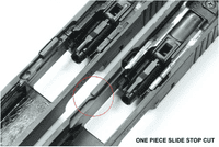 Guarder GLK-223(BK) CNC Steel Slide/Barrel kit for MARUI G17 Gen4 (G34 Gen4 Standard/Black)