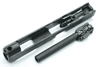 Guarder GLK-223(BK) CNC Steel Slide/Barrel kit for MARUI G17 Gen4 (G34 Gen4 Standard/Black)