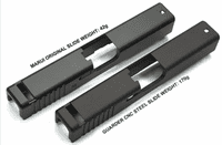 Guarder GLK-255 BK Steel CNC Slide for MARUI G19 Gen4 Black