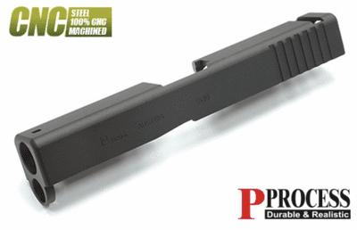 Guarder #GLK-255(BK) Steel CNC Slide for MARUI G19 Gen4 (Black)