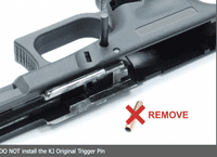 Guarder #GLK-60(BK) Original Frame for KJWORK G19/23 (U.S. ver. BLACK)
