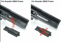 Guarder #GLK126(J) Series No. Tag Set for Marui G26 (Early Type)