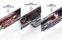 Guarder #GLK139(Pink) G17/18C/22/34 New Generation Frame Rail Mount (Pink)