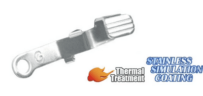 GUARDER Standard Slide Stop - for Marui G-Series ( Stainless Silver )#GLK-44(A)SV