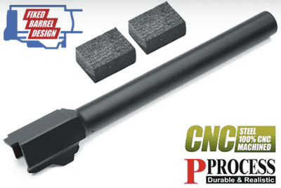 Guarder Steel CNC Outer Barrel for FMG9 (Black)