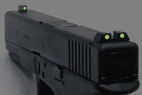 Guarder Steel Night Sight for MARUI G26 (White) #GLK-68(WHITE)