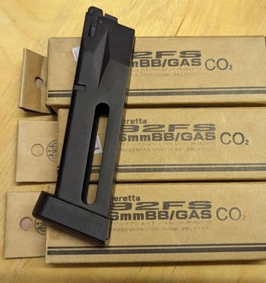 Gun Heaven (JP) 25rds M92 CO2 Magazine (6mm) Black