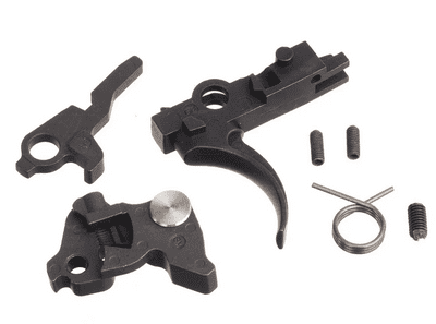 GUNS MODIFY EVO Steel 100-180% Continuously Adjustable Hammer Standard AR Trigger for Marui MWS GBB