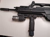 H&K G36C polymer handguard with bottom rail