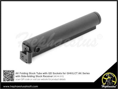 Hephaestus AK Folding Stock Tube with QD Sockets for GHK / LCT Side-Folding Stock Receiver AK Serie