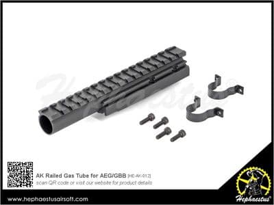 Hephaestus AK Railed Gas Tube for AK AEG / GBB Series