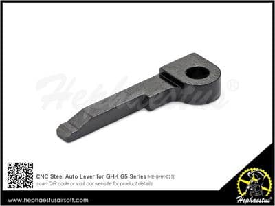HEPHAESTUS CNC STEEL AUTO LEVER FOR GHK G5 SERIES