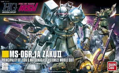 HG MS-06R-1A Zaku II Shin Matsunaga 1/144 Model Kit