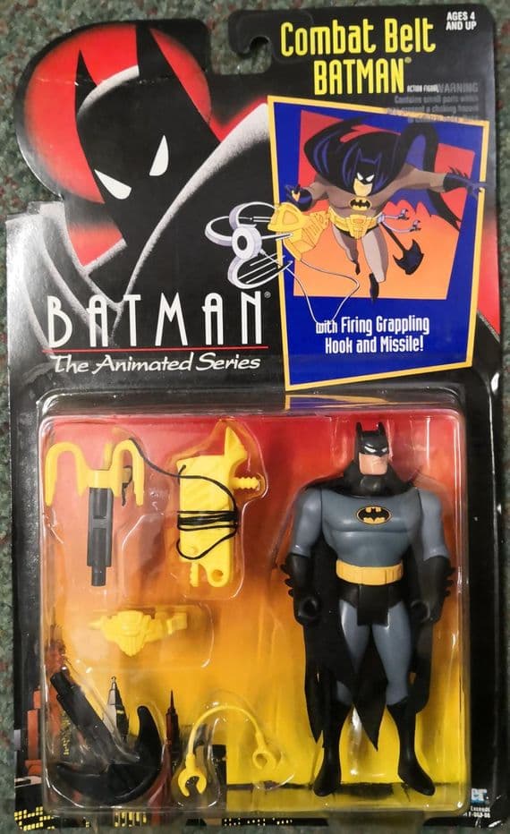 Kenner 90's (Mint on card) Batman animated series- Combat belt Batman