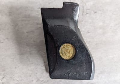 Kimpoi BioH Wood grip (BLACK+Gold coin ver) for Marui DE (1)